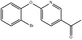 1-(6-(2-bromophenoxy)pyridin-3-yl)ethanone Structure