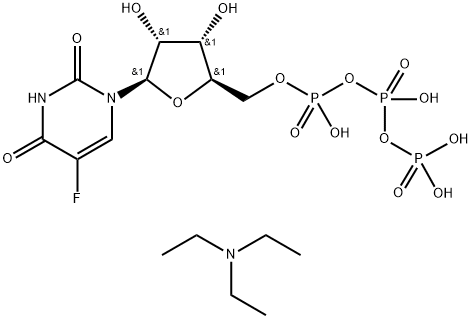 5-Fluorouridine-5'-triphosphate (triethylammonium salt) Struktur