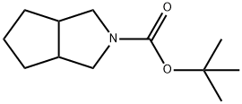 TERT-BUTYL HEXAHYDROCYCLOPENTA[C]PYRROLE-2(1H)-CARBOXYLATE Structure