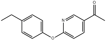 5-Acetyl-2-(4-ethylphenoxy) pyridine Structure
