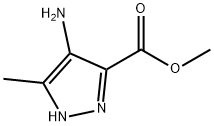 Methyl 4-amino-3-methyl-1H-pyrazole-5-carboxylate 结构式