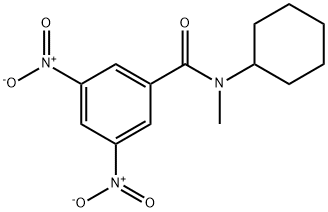 N-Cyclohexyl-N-methyl-3,5-dinitrobenzamide, 97% Structure