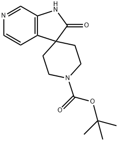 tert-butyl 2'-oxo-1',2'-dihydrospiro[piperidine-4,3'-pyrrolo[2,3-c]pyridine]-1-carboxylate Structure