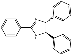 (4S,5R)-2,4,5-triphenyl-4,5-dihydro-1H-imidazole Structure