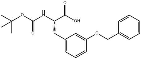 L-Phenylalanine, N-[(1,1-dimethylethoxy)carbonyl]-3-(phenylmethoxy)- Structure