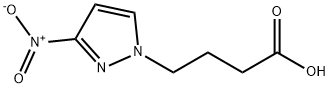 4-(3-硝基-1H-吡唑-1-基)丁酸,169266-57-3,结构式