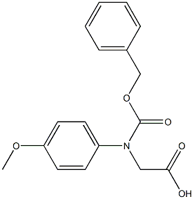 N-Cbz-S-4-methoxyphenylglycine Structure