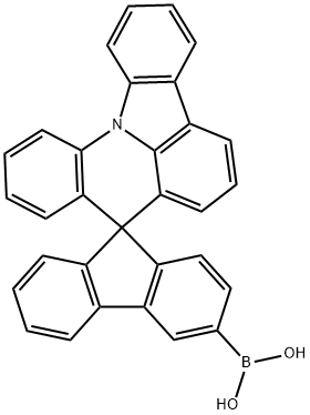 B-spiro[9H-Fluorene-9,8'-indolo[3,2,1-de]acridin]-3-ylboronic acid Structure