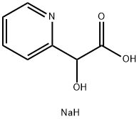 sodium 2-hydroxy-2-(2-pyridyl)acetate Struktur