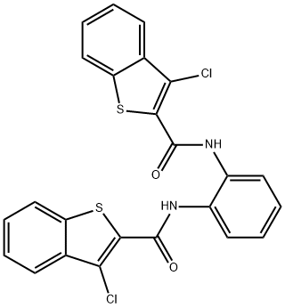 N,N'-1,2-phenylenebis(3-chloro-1-benzothiophene-2-carboxamide)|