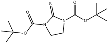 二-叔-丁基 2-硫代咪唑烷-1,3-二甲酸基酯 结构式