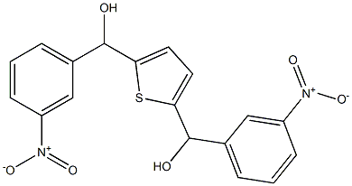 {5-[Hydroxy-(3-nitro-phenyl)-methyl]-thiophen-2-yl}-(3-nitro-phenyl)-methanol,1799570-77-6,结构式