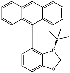 (S)-4-(anthracen-9-yl)-3-(te
rt-butyl)-2,3-dihydrobenzo
[d][1,3]oxaphosphole Structure