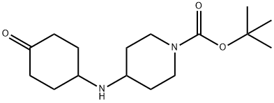 ピペリジン-1-カルボン酸TERT-ブチル4-(4-オキソシクロヘキシルアミノ) 化学構造式