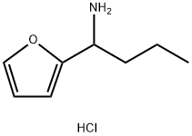 1-(furan-2-yl)butan-1-amine hydrochloride Structure