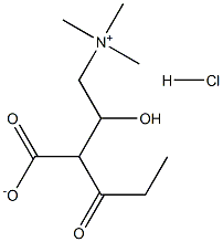 Propionyl-L-carnitine,HCl, 18828-58-5, 结构式