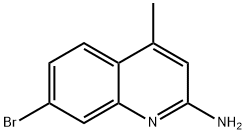 7-溴-4-甲基喹啉-2-胺, 1895092-49-5, 结构式