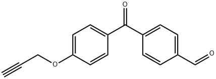 4-(4-(Prop-2-yn-1-yloxy)benzoyl)benzaldehyde >=95% Structure