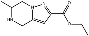 ethyl 6-methyl-4,5,6,7-tetrahydropyrazolo[1,5-a]pyrazine-2-carboxylate Structure