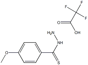 4-METHOXYBENZOTHIOHYDRAZIDE 2,2,2-TRIFLUOROACETATE|4-甲氧基苯并硫代酰肼 2,2,2-三氟醋酸盐