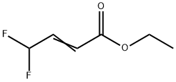 4,4-二氟丁-2-烯酸乙酯,1992-97-8,结构式