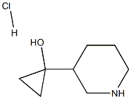1-(3-piperidinyl)cyclopropanol hydrochloride,2009013-80-1,结构式