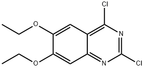 2,4-二氯-6,7-二乙氧基喹唑啉,20197-81-3,结构式