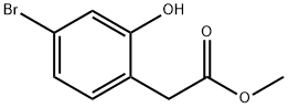 Methyl 4-bromo-2-hydroxyphenylacetate Structure