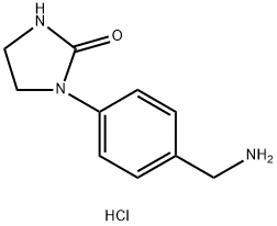 1-[4-(aminomethyl)phenyl]imidazolidin-2-one hydrochloride Structure