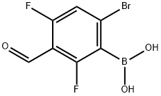 6-Bromo-2,4-fifluoro-3-formylphenylboronic acid|6-溴-2,4-氟-3-甲酰基苯基硼酸