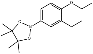 4-Ethoxy-3-ethylphenylboronic acid pinacol ester Struktur