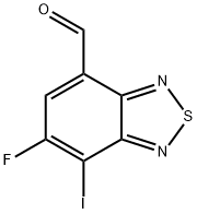 6-fluoro-7-iodobenzo[c][1,2,5]thiadiazole-4-carbaldehyde Structure