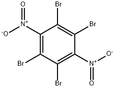 1,2,4,5-tetrabromo-3,6-dinitrobenzene 化学構造式