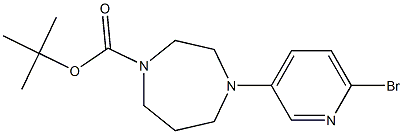 tert-Butyl 4-(6-bromopyridin-3-yl)-1,4-diazepane-1-carboxylate Structure