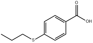 4-(n-Propylthio)benzoic acid Structure