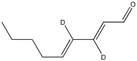 (2E,4E)-3,4-dideuterionona-2,4-dienal,239440-86-9,结构式