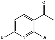 1-(2,6-二溴吡啶-3-基)乙烷-1-酮,258262-44-1,结构式