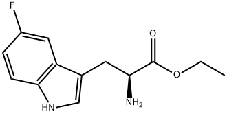 L-5-氟色氨酸乙酯, 261177-58-6, 结构式