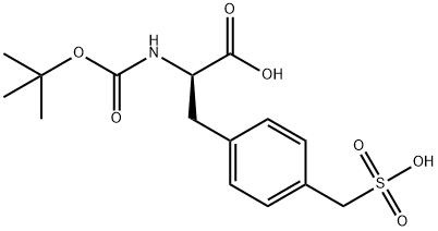 N-BOC-D-4-磺甲基苯丙氨酸, 266999-28-4, 结构式