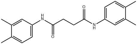 N,N'-bis(3,4-dimethylphenyl)succinamide Struktur
