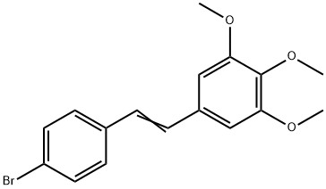 (E)-5-(4-bromostyryl)-1,2,3-trimethoxybenzene Structure