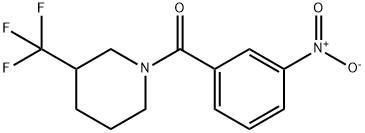 (3-nitrophenyl)(3-(trifluoromethyl)piperidin-1-yl)methanone Structure