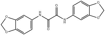 N1,N2-双(苯并[D][1,3]二氧戊环-5-基)乙二酰胺 结构式