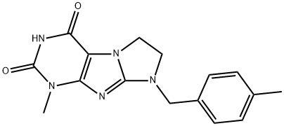 1-methyl-8-(4-methylbenzyl)-7,8-dihydro-1H-imidazo[2,1-f]purine-2,4(3H,6H)-dione|