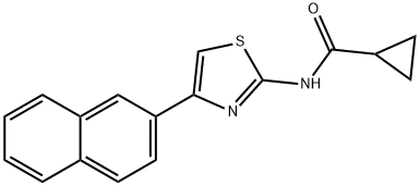 308292-71-9 N-(4-(naphthalen-2-yl)thiazol-2-yl)cyclopropanecarboxamide