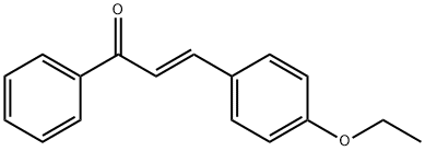 (2E)-3-(4-ethoxyphenyl)-1-phenylprop-2-en-1-one Struktur