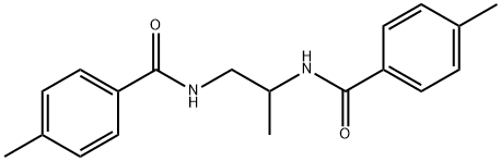 N,N'-1,2-propanediylbis(4-methylbenzamide) 化学構造式