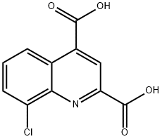 8-chloroquinoline-2,4-dicarboxylic acid Structure