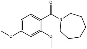 azepan-1-yl-(2,4-dimethoxyphenyl)methanone 结构式