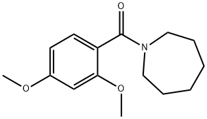 azepan-1-yl-(2,4-dimethoxyphenyl)methanone Structure